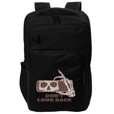 DonT Look Back Skeleton Car Mirror Transparent Impact Tech Backpack