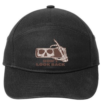 DonT Look Back Skeleton Car Mirror Transparent 7-Panel Snapback Hat