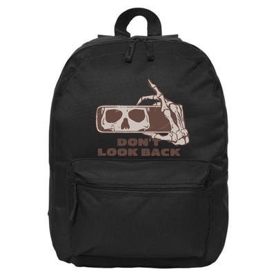 DonT Look Back Skeleton Car Mirror Transparent 16 in Basic Backpack