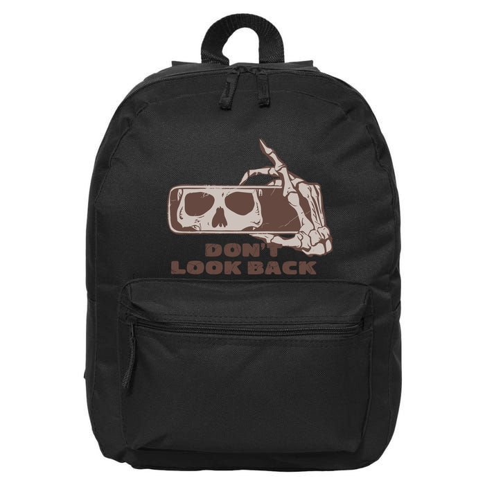 DonT Look Back Skeleton Car Mirror Transparent 16 in Basic Backpack