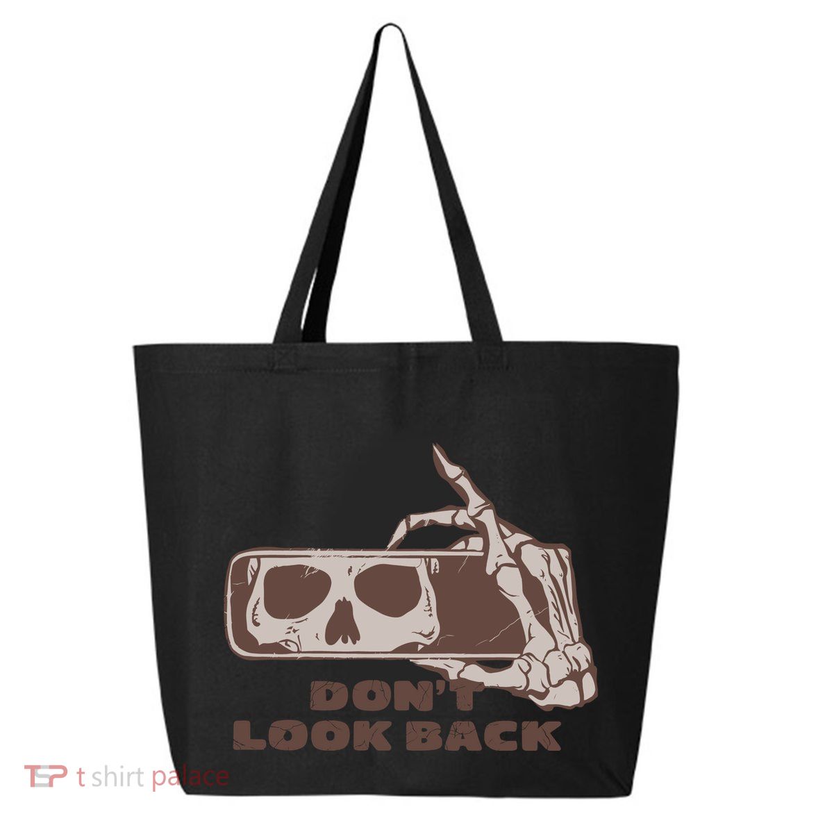 DonT Look Back Skeleton Car Mirror Transparent 25L Jumbo Tote