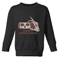 DonT Look Back Skeleton Car Mirror Transparent Toddler Sweatshirt