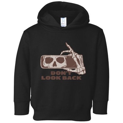 DonT Look Back Skeleton Car Mirror Transparent Toddler Hoodie