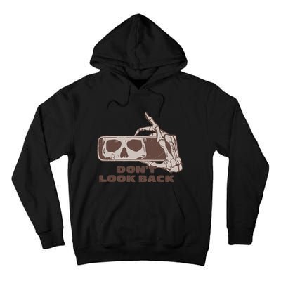 DonT Look Back Skeleton Car Mirror Transparent Tall Hoodie