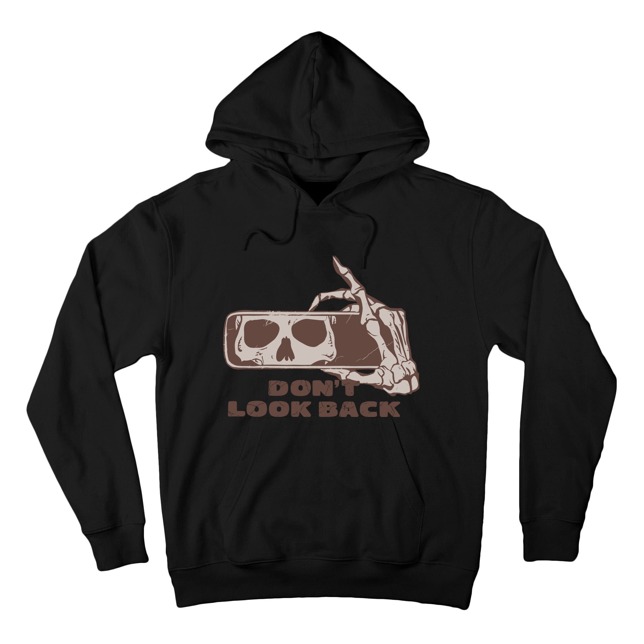 DonT Look Back Skeleton Car Mirror Transparent Tall Hoodie