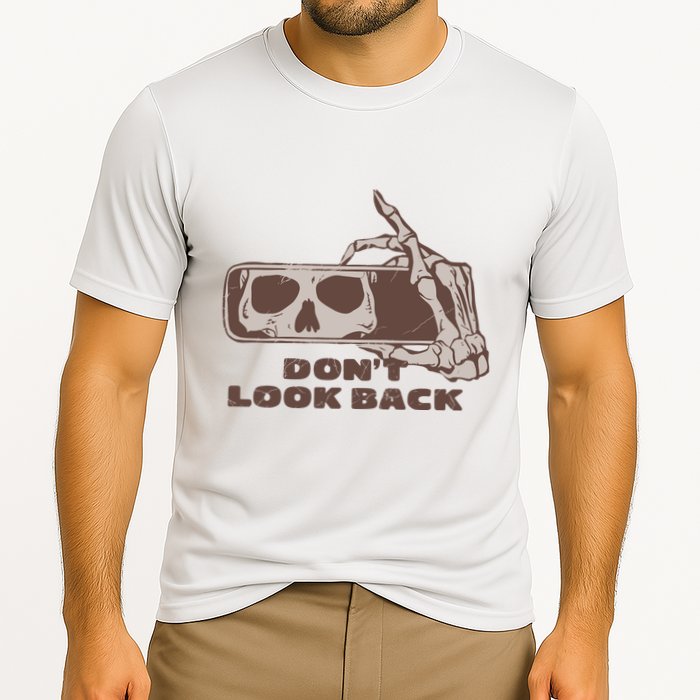 DonT Look Back Skeleton Car Mirror Transparent Performance Shirt