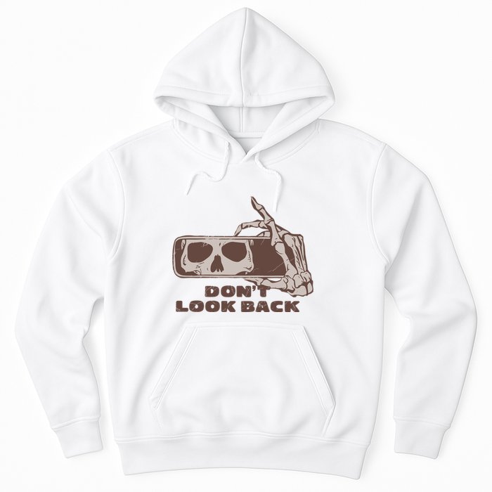DonT Look Back Skeleton Car Mirror Transparent Hoodie