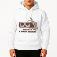 DonT Look Back Skeleton Car Mirror Transparent Hoodie