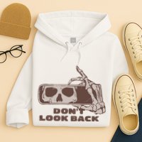 DonT Look Back Skeleton Car Mirror Transparent Hoodie