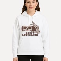 DonT Look Back Skeleton Car Mirror Transparent Hoodie