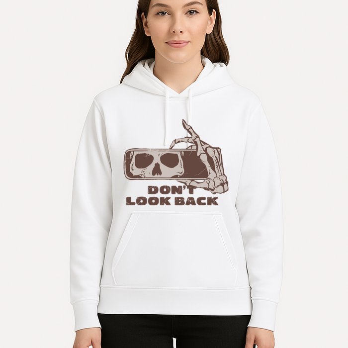 DonT Look Back Skeleton Car Mirror Transparent Hoodie