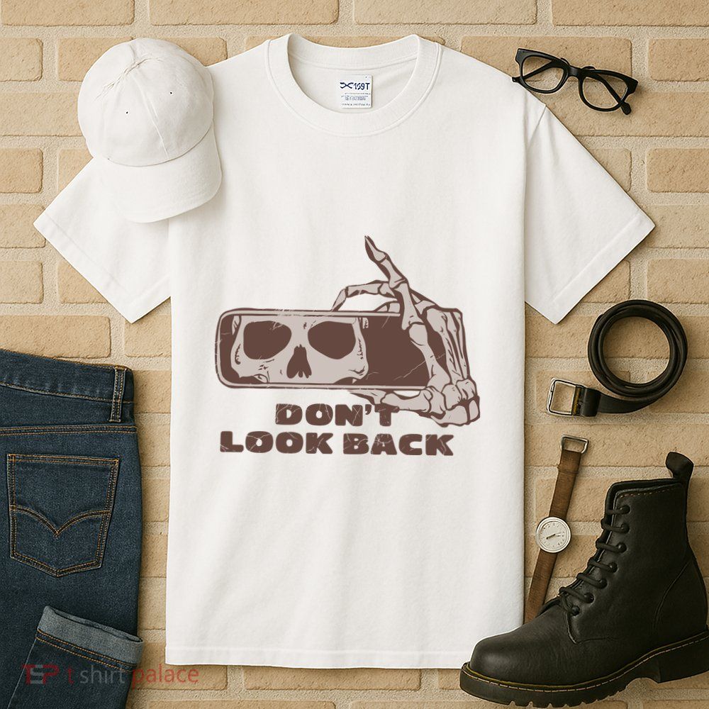 DonT Look Back Skeleton Car Mirror Transparent Tall T-Shirt