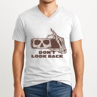 DonT Look Back Skeleton Car Mirror Transparent V-Neck T-Shirt