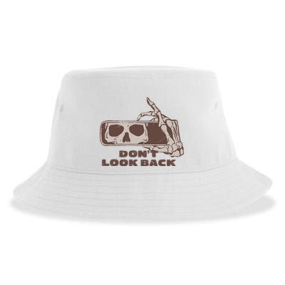 DonT Look Back Skeleton Car Mirror Transparent Sustainable Bucket Hat