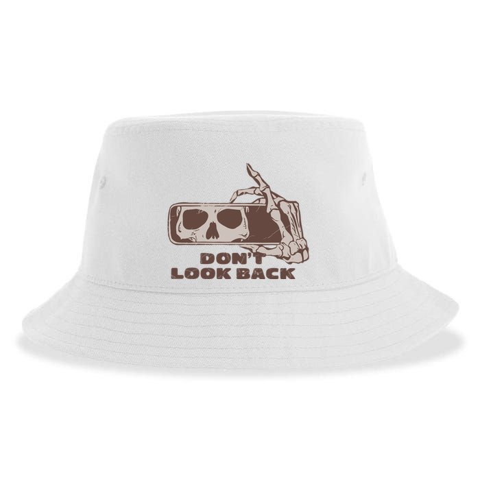 DonT Look Back Skeleton Car Mirror Transparent Sustainable Bucket Hat