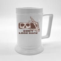 DonT Look Back Skeleton Car Mirror Transparent Beer Stein