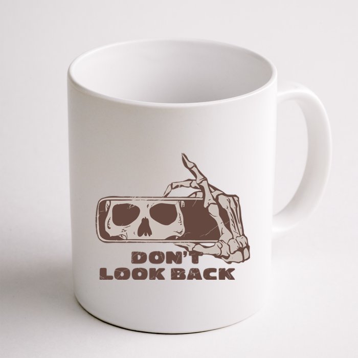 DonT Look Back Skeleton Car Mirror Transparent Coffee Mug