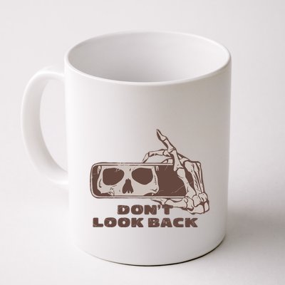 DonT Look Back Skeleton Car Mirror Transparent Mug