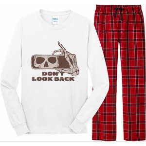 DonT Look Back Skeleton Car Mirror Transparent Long Sleeve Pajama Set