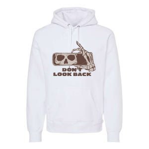 DonT Look Back Skeleton Car Mirror Transparent Premium Hoodie