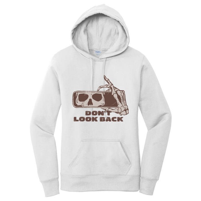 DonT Look Back Skeleton Car Mirror Transparent Women's Pullover Hoodie