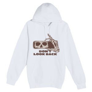 DonT Look Back Skeleton Car Mirror Transparent Premium Pullover Hoodie