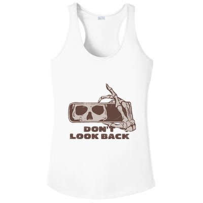 DonT Look Back Skeleton Car Mirror Transparent Ladies PosiCharge Competitor Racerback Tank