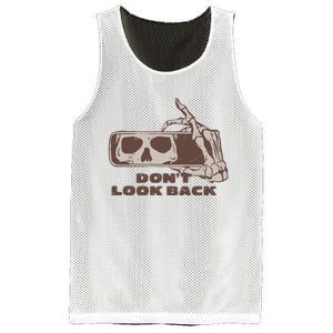 DonT Look Back Skeleton Car Mirror Transparent Mesh Reversible Basketball Jersey Tank