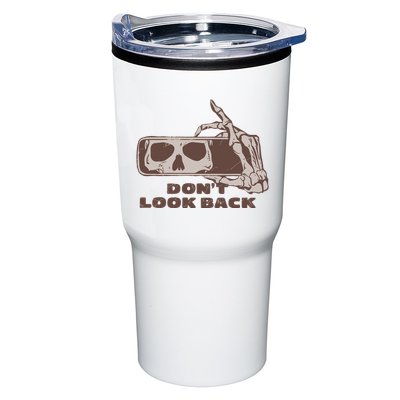 DonT Look Back Skeleton Car Mirror Transparent Tumbler