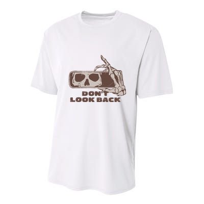 DonT Look Back Skeleton Car Mirror Transparent Youth Performance Sprint T-Shirt