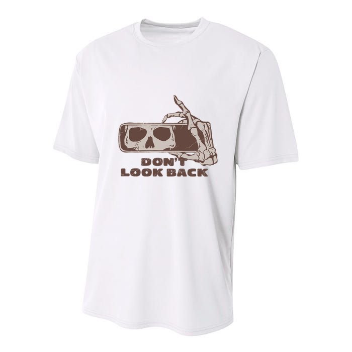DonT Look Back Skeleton Car Mirror Transparent Youth Performance Sprint T-Shirt