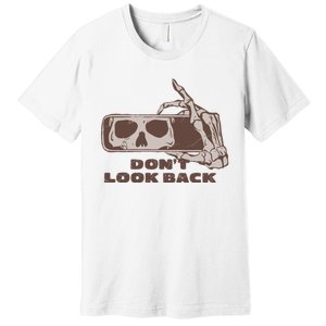 DonT Look Back Skeleton Car Mirror Transparent Premium T-Shirt