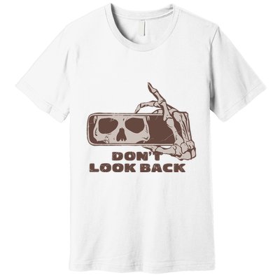 DonT Look Back Skeleton Car Mirror Transparent Premium T-Shirt