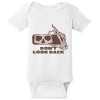 DonT Look Back Skeleton Car Mirror Transparent Baby Bodysuit
