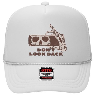 DonT Look Back Skeleton Car Mirror Transparent Trucker Hat