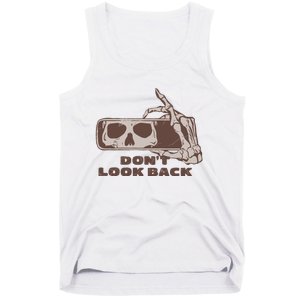 DonT Look Back Skeleton Car Mirror Transparent Tank Top