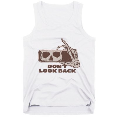 DonT Look Back Skeleton Car Mirror Transparent Tank Top