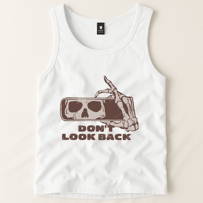 DonT Look Back Skeleton Car Mirror Transparent Tank Top