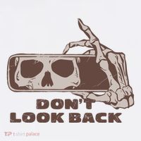 DonT Look Back Skeleton Car Mirror Transparent Tank Top