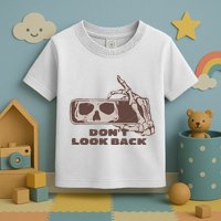 DonT Look Back Skeleton Car Mirror Transparent Toddler T-Shirt