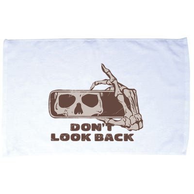 DonT Look Back Skeleton Car Mirror Transparent Microfiber Hand Towel