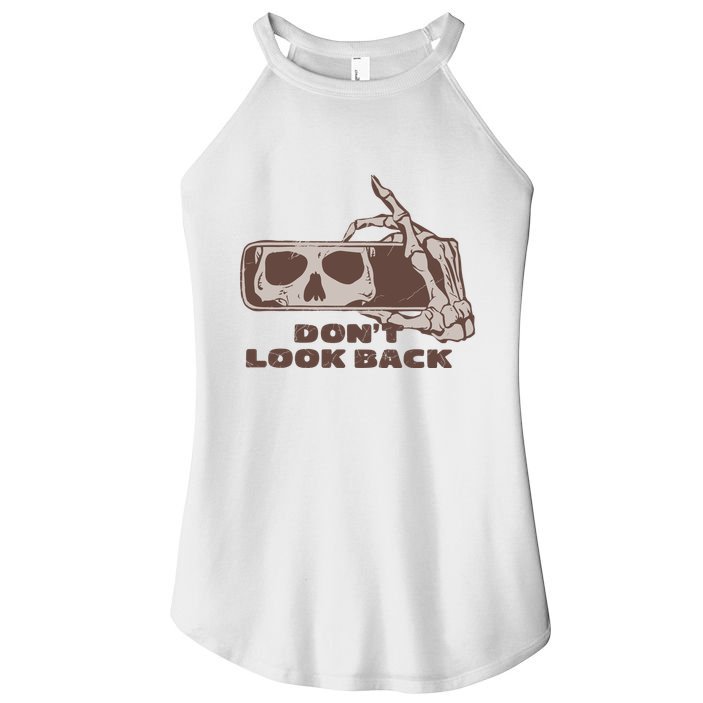 DonT Look Back Skeleton Car Mirror Transparent Women's Perfect Tri Rocker Tank
