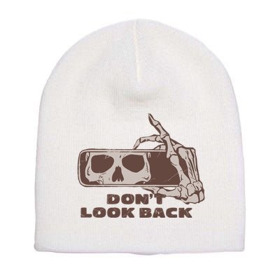 DonT Look Back Skeleton Car Mirror Transparent Short Acrylic Beanie