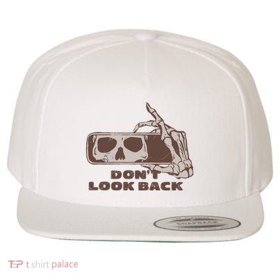 DonT Look Back Skeleton Car Mirror Transparent Wool Snapback Cap