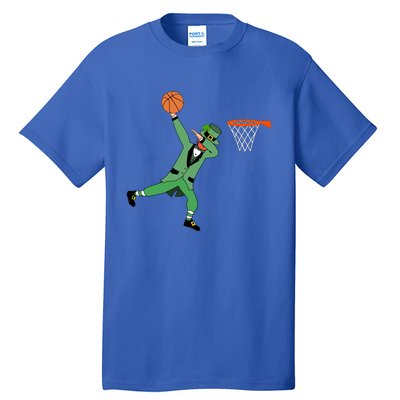 Dab Leprechaun Basketball Gift St Patricks Day Tee Gift Tall T-Shirt