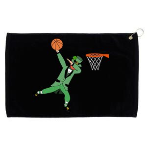 Dabbing Leprechaun Basketball Cute Gift St Patricks Day Tee Cute Gift Grommeted Golf Towel