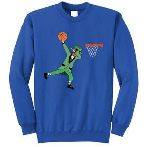 Dabbing Leprechaun Basketball Cute Gift St Patricks Day Tee Cute Gift Sweatshirt