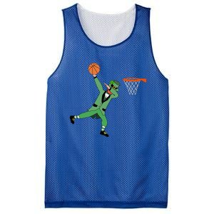 Dabbing Leprechaun Basketball Cute Gift St Patricks Day Tee Cute Gift Mesh Reversible Basketball Jersey Tank