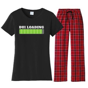 Dui Loading Budget Funny For   Women's Flannel Pajama Set