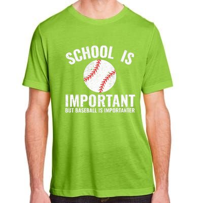 Dallas Lions Baseball School Is Important Adult ChromaSoft Performance T-Shirt